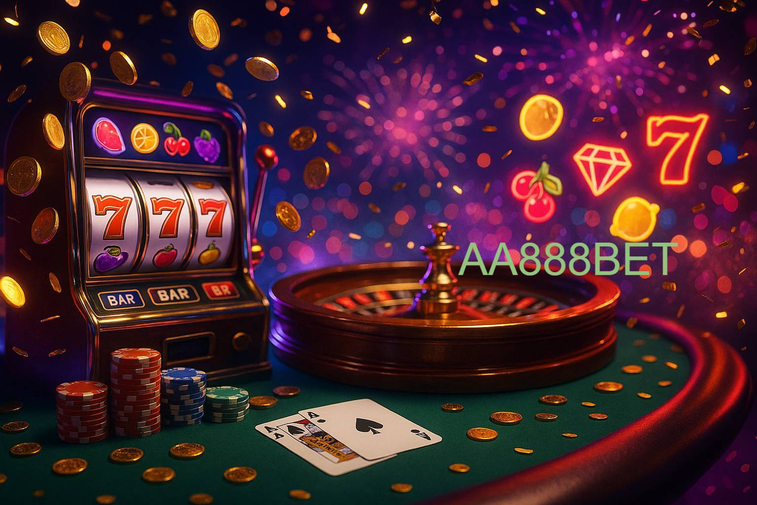 Jogos emocionantes no AA888BET